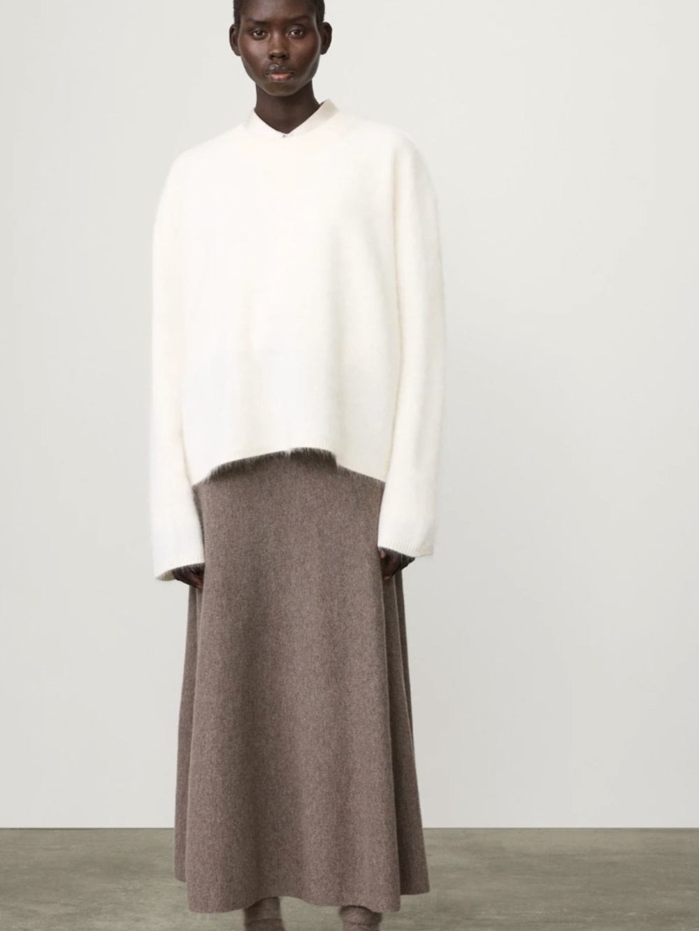 Lisa Yang Natalia Brushed Cashmere Sweater Size S/M